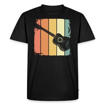 Ukulele - T-shirt Premium bio Homme - noir - Devant - Nico (187cm)