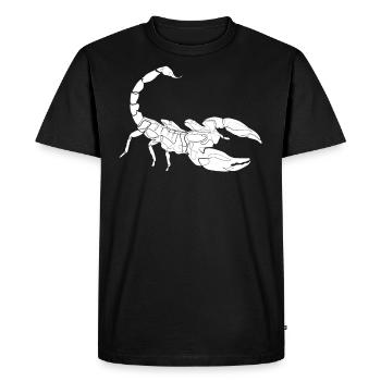 Scorpion - T-shirt Premium bio Homme - noir - Devant - Nico (187cm)