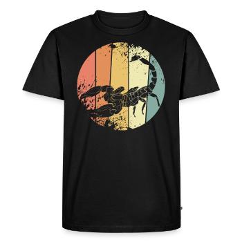 Scorpion - T-shirt Premium bio Homme - noir - Devant - Nico (187cm)