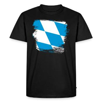 Bavière - T-shirt Premium bio Homme - noir - Devant - Nico (187cm)