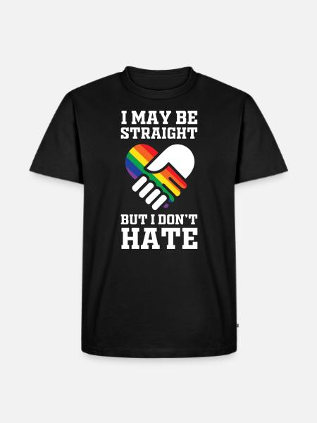 LGBT gay - Men's Premium Organic T-Shirt - black
