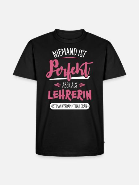Lehrerin - Männer Premium Bio T-Shirt - Schwarz
