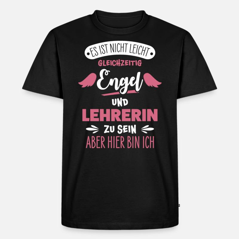 Lehrerin - Männer Premium Bio T-Shirt - Schwarz