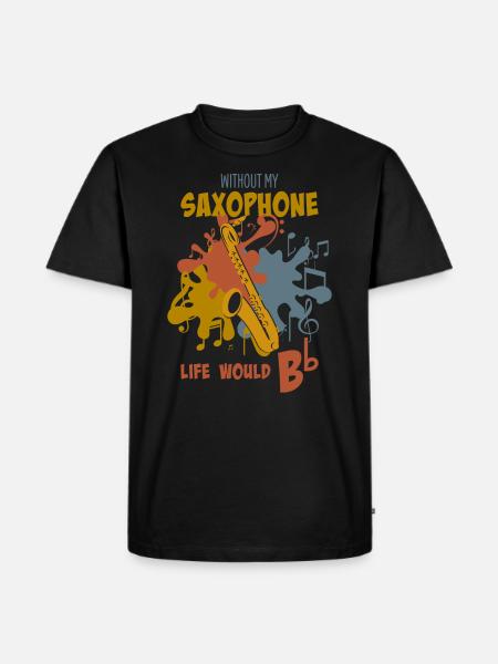 Saxophone - T-shirt Premium bio Homme - noir