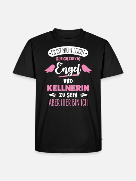 Kellnerin - Männer Premium Bio T-Shirt - Schwarz