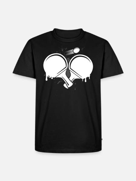 Ping-pong - T-shirt Premium bio Homme - noir
