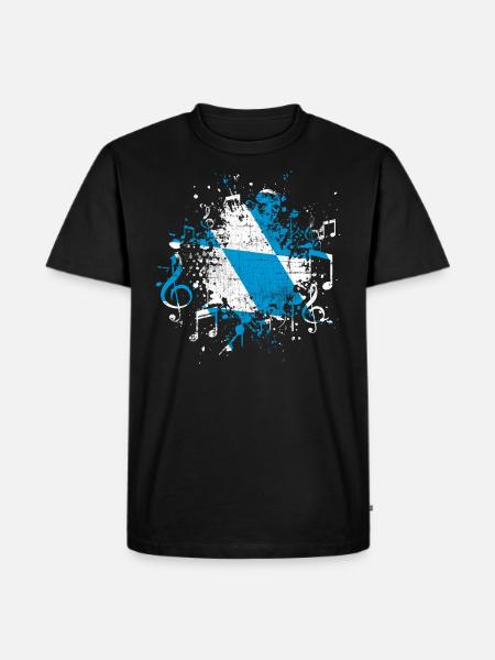 Bayern Music - Men's Premium Organic T-Shirt - black