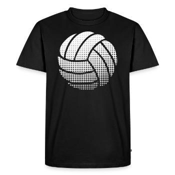 Volley-ball - T-shirt Premium bio Homme - noir - Devant - Nico (187cm)