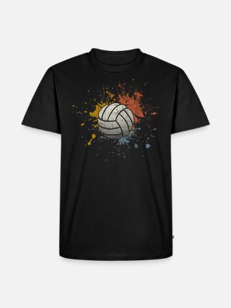 Volley-ball - T-shirt Premium bio Homme - noir