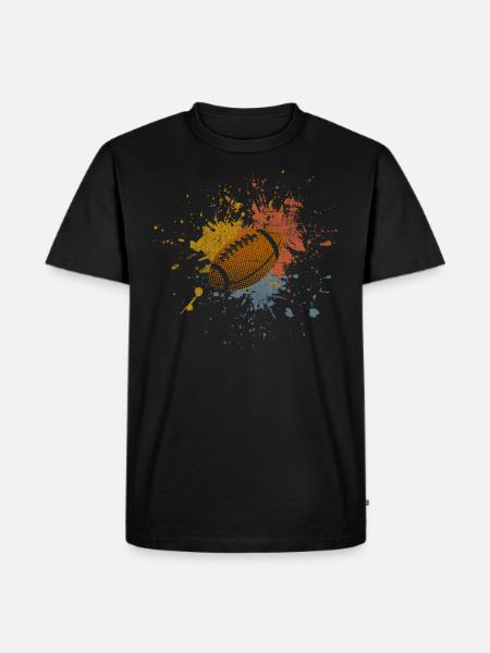 Rugby - T-shirt Premium bio Homme - noir