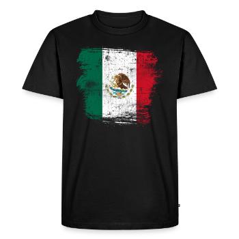 Mexique - T-shirt Premium bio Homme - noir - Devant - Nico (187cm)