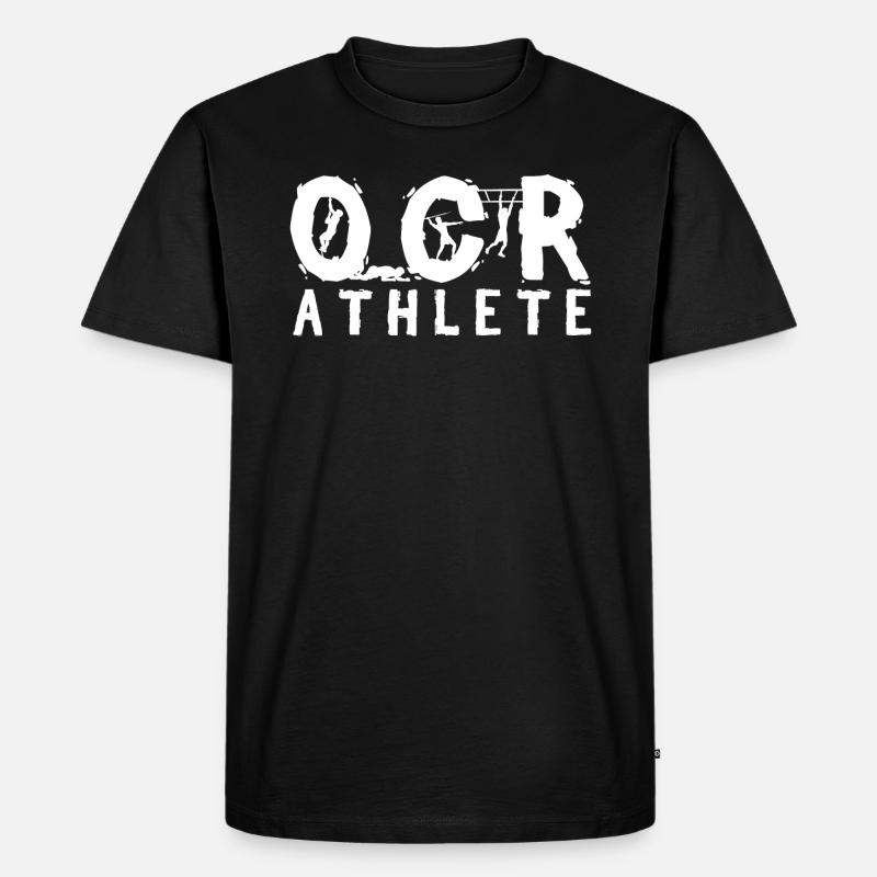 OCR Athlette Spartaner Hindernislauf - Männer Premium Bio T-Shirt - Schwarz