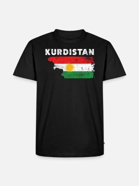 Kurdistan - Men's Premium Organic T-Shirt - black