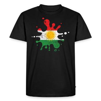 Kurdes - T-shirt Premium bio Homme - noir - Devant - Nico (187cm)