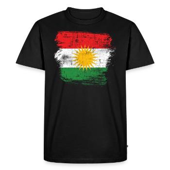 Kurdistan - T-shirt Premium bio Homme - noir - Devant - Nico (187cm)