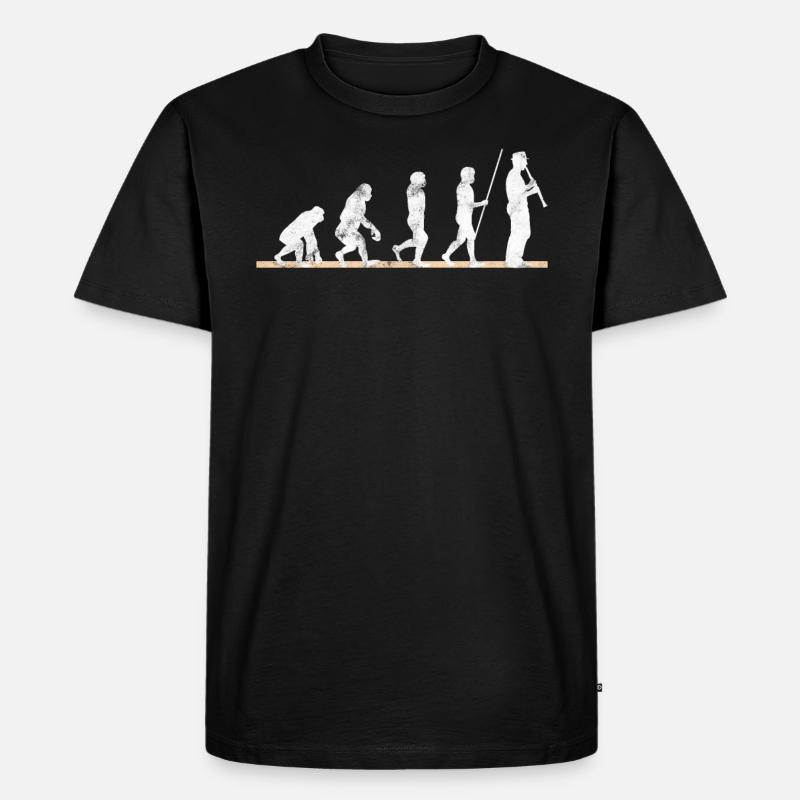 Evolution des clarinettes - T-shirt Premium bio Homme - noir