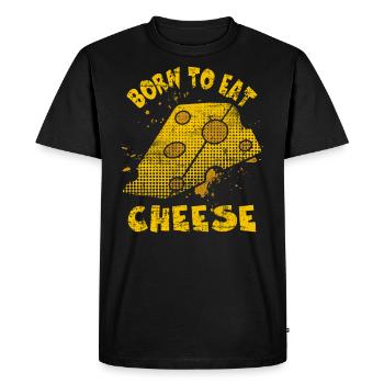 Fromage - T-shirt Premium bio Homme - noir - Devant - Nico (187cm)