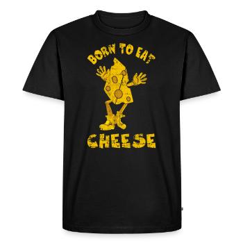 BD de fromage - T-shirt Premium bio Homme - noir - Devant - Nico (187cm)