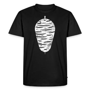Kebab - T-shirt Premium bio Homme - noir - Devant - Nico (187cm)
