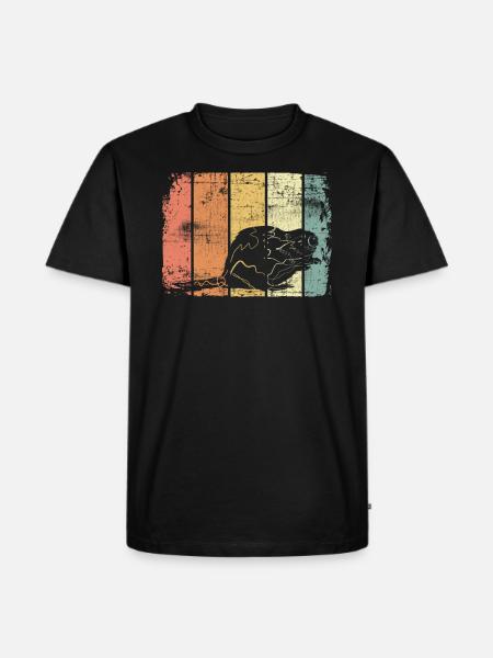 Beaver - Men's Premium Organic T-Shirt - black
