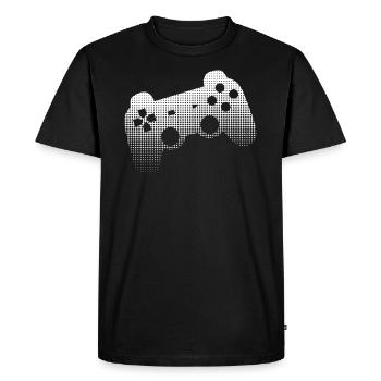 Console Gaming - Men's Premium Organic T-Shirt - black - Front - Nico (187cm)