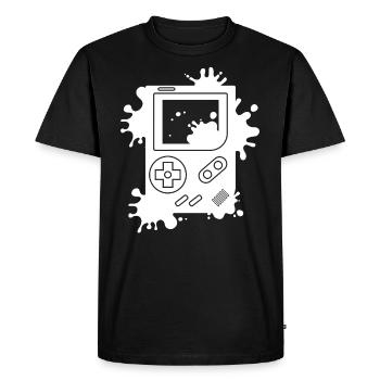 Gaming Console - Men's Premium Organic T-Shirt - black - Front - Nico (187cm)