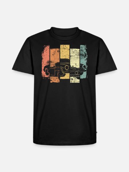 Oldtimer décapotable - T-shirt Premium bio Homme - noir
