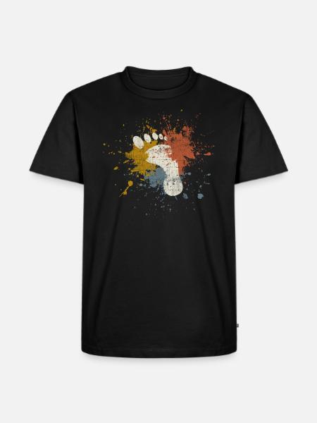 Foot - Men's Premium Organic T-Shirt - black
