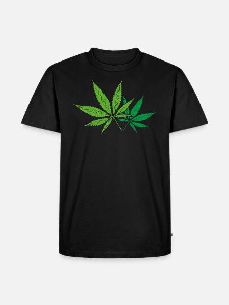 Cannabis - Men's Premium Organic T-Shirt - black