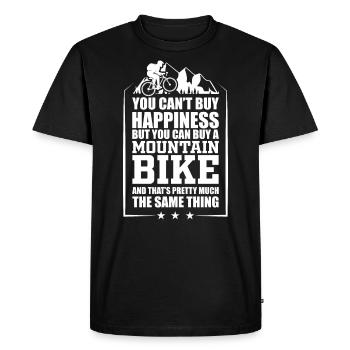 VTT tout-terrain - T-shirt Premium bio Homme - noir - Devant - Nico (187cm)