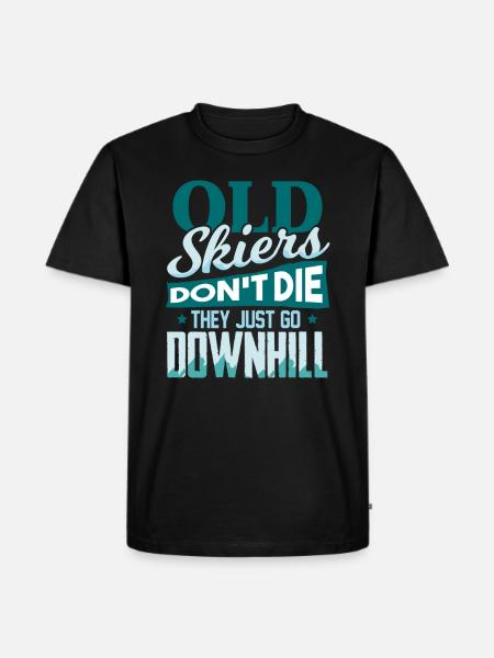 ski - Men's Premium Organic T-Shirt - black
