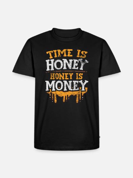 Beekeeper honey bee - Men's Premium Organic T-Shirt - black
