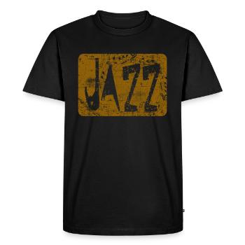 jazz - T-shirt Premium bio Homme - noir - Devant - Nico (187cm)