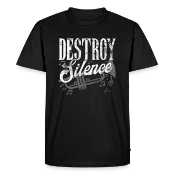 Trumpet - Men's Premium Organic T-Shirt - black - Front - Nico (187cm)