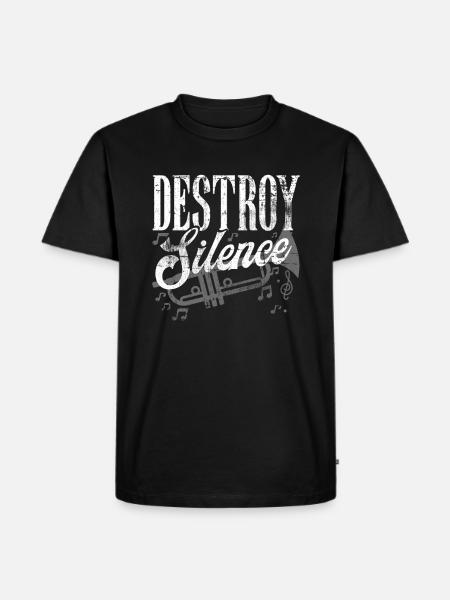 Trumpet - Men's Premium Organic T-Shirt - black