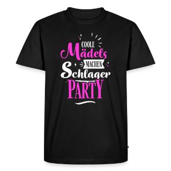 Filles Schlager - T-shirt Premium bio Homme - noir - Devant - Nico (187cm)