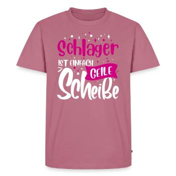 Concert Schlager - T-shirt Premium bio Homme - mauve - Devant - Nico (187cm)