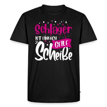 Concert Schlager - T-shirt Premium bio Homme - noir - Devant - Nico (187cm)