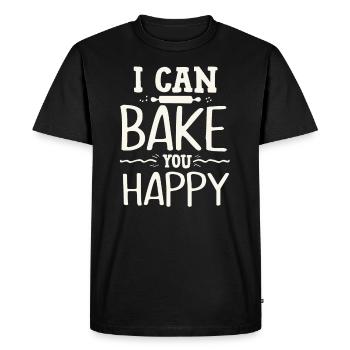 to bake - Men's Premium Organic T-Shirt - black - Front - Nico (187cm)
