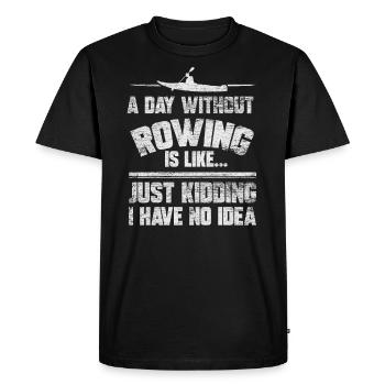 Ramer - T-shirt Premium bio Homme - noir - Devant - Nico (187cm)