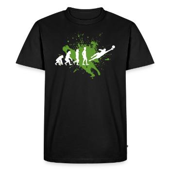Gardien de but - T-shirt Premium bio Homme - noir - Devant - Nico (187cm)