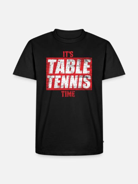 table tennis - Men's Premium Organic T-Shirt - black