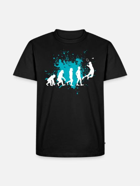 badminton - Men's Premium Organic T-Shirt - black
