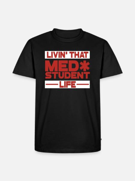 Medicine student - Men's Premium Organic T-Shirt - black