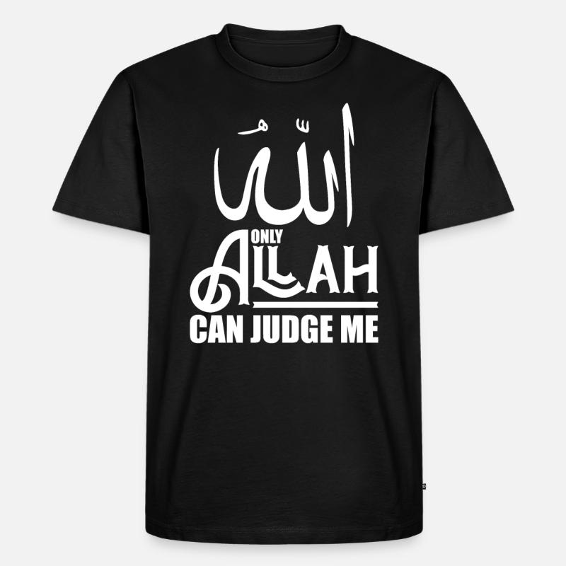 Islam Allah - Männer Premium Bio T-Shirt - Schwarz