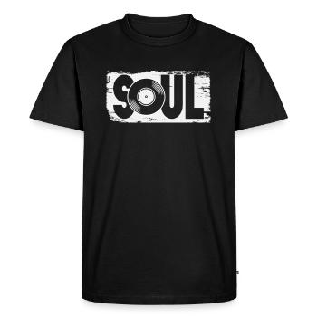 Soul Music - Men's Premium Organic T-Shirt - black - Front - Nico (187cm)