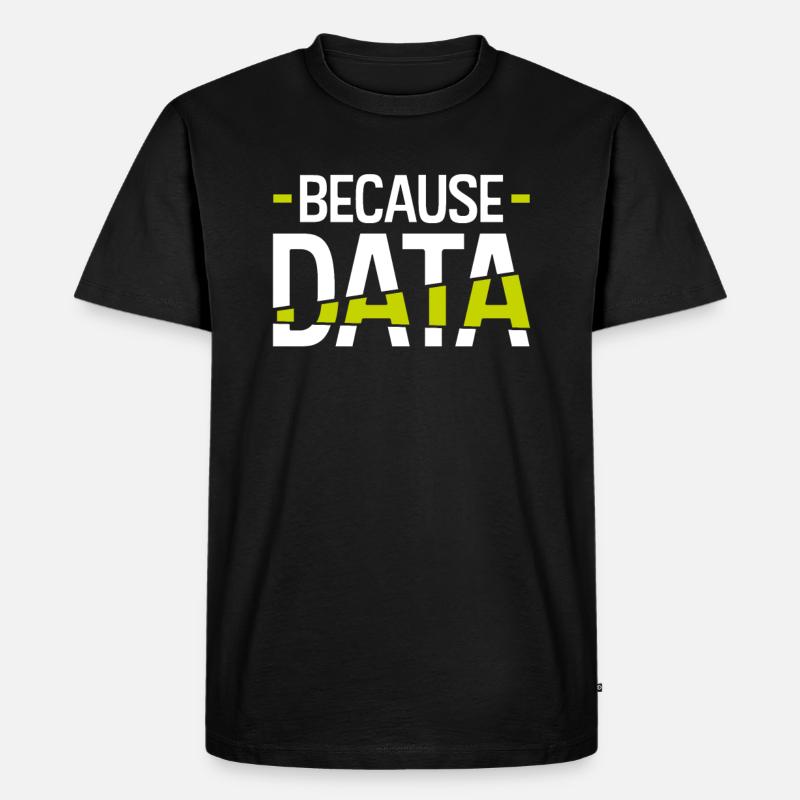Informatiker - Männer Premium Bio T-Shirt - Schwarz