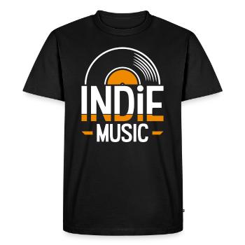 Musique indépendante - T-shirt Premium bio Homme - noir - Devant - Nico (187cm)
