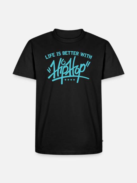 Hip hop - T-shirt Premium bio Homme - noir