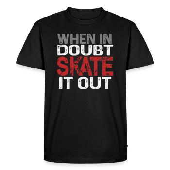 patinage - T-shirt Premium bio Homme - noir - Devant - Nico (187cm)